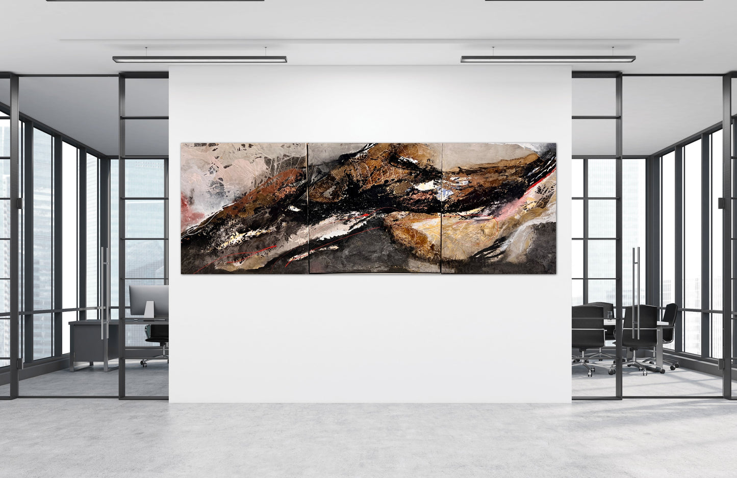 Earth Terrain - Flood of '93 triptych
