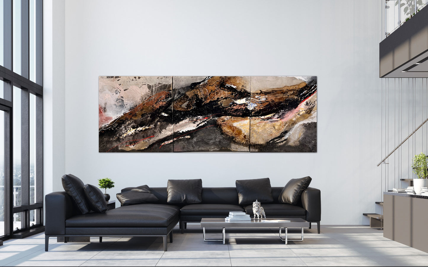Earth Terrain - Flood of '93 triptych
