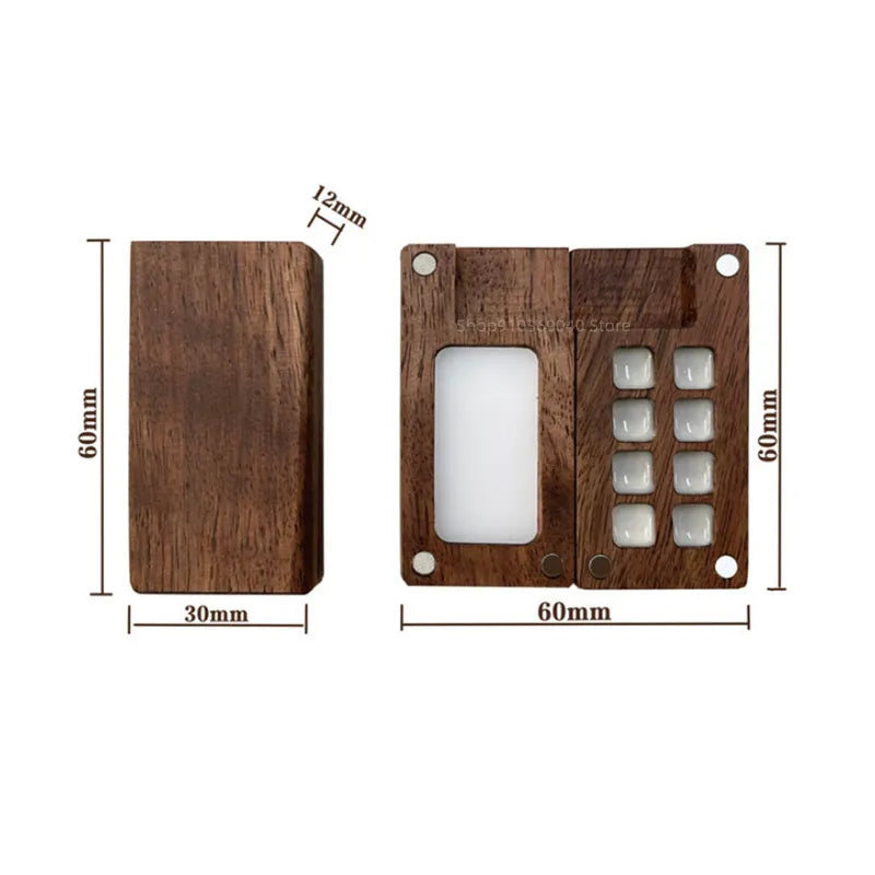 Wood Handmade Watercolor Paint Box